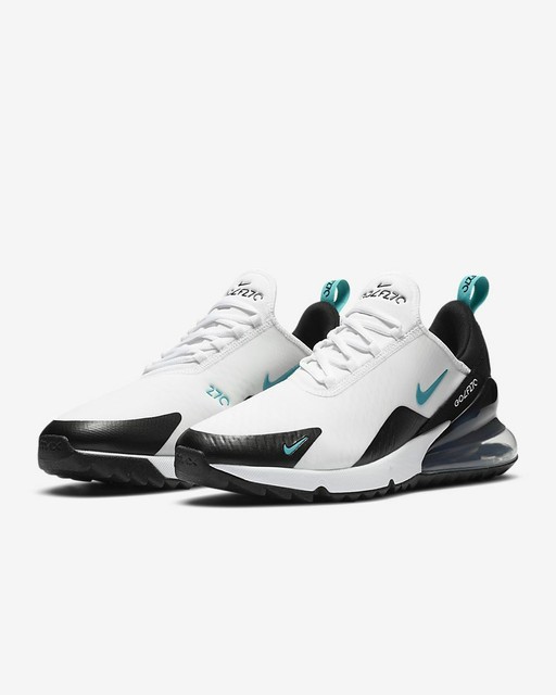 nike air max 270 g golf shoes white dusty cactus
