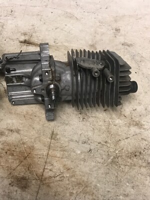 OEM GOOD USED McCulloch 3214 PISTON CYLINDER , CRANKCASE, CRANKSHAFT NO SCORING