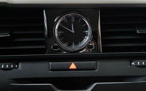 For Lexus RX350 450h 2016-2019 Black Titanium Central Console Clock Cover 1PCS - Picture 4 of 10