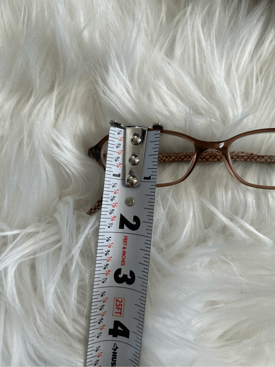 Coach Margarete toffee Eyeglasses Frames Full Rim Transparent Brown Clear Womens Coach Margarete toffee Eyeglasses Frames Full Rim  main image 2