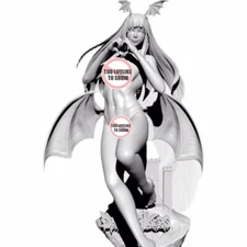 1:24 75mm resin figure model kit Sexy witch Monica Unassembled Unpainted