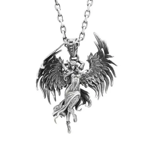 Collana ALYX 9sm LightningDe Angel pendenti argento sterling 925 uomo donna
