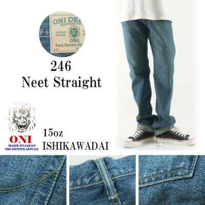 ONI DENIM 246 Ishikawadai 18USED Neat Straight Selvedge Jeans