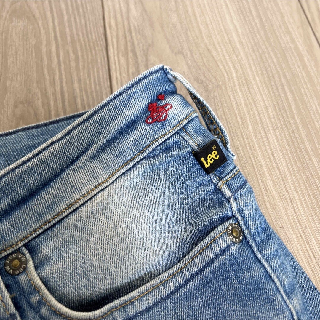 Vivienne Westwood Lee Anglomania Stretch Denim W26 Embroidery 