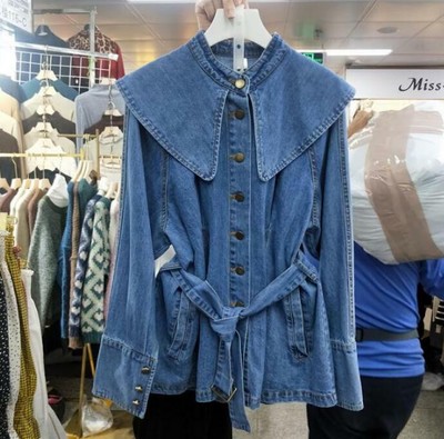 jean jacket cape