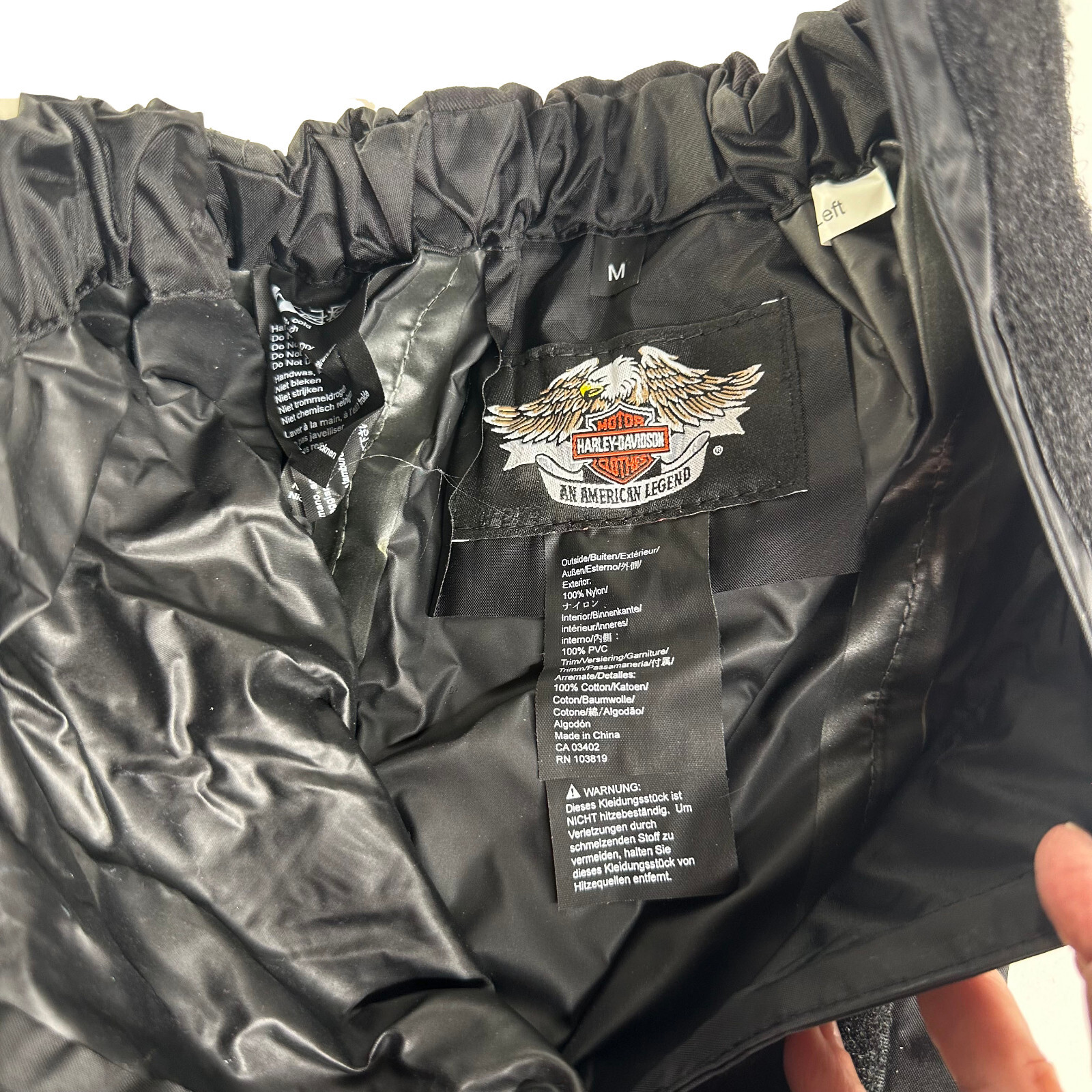 Harley Davidson Rain Gaiter Lug Sole Gear Motorcycle … Gem