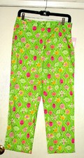LILLY PULITZER BARDOT GR A-MAZA-ING LIZA CAPRI PANTS 2P
