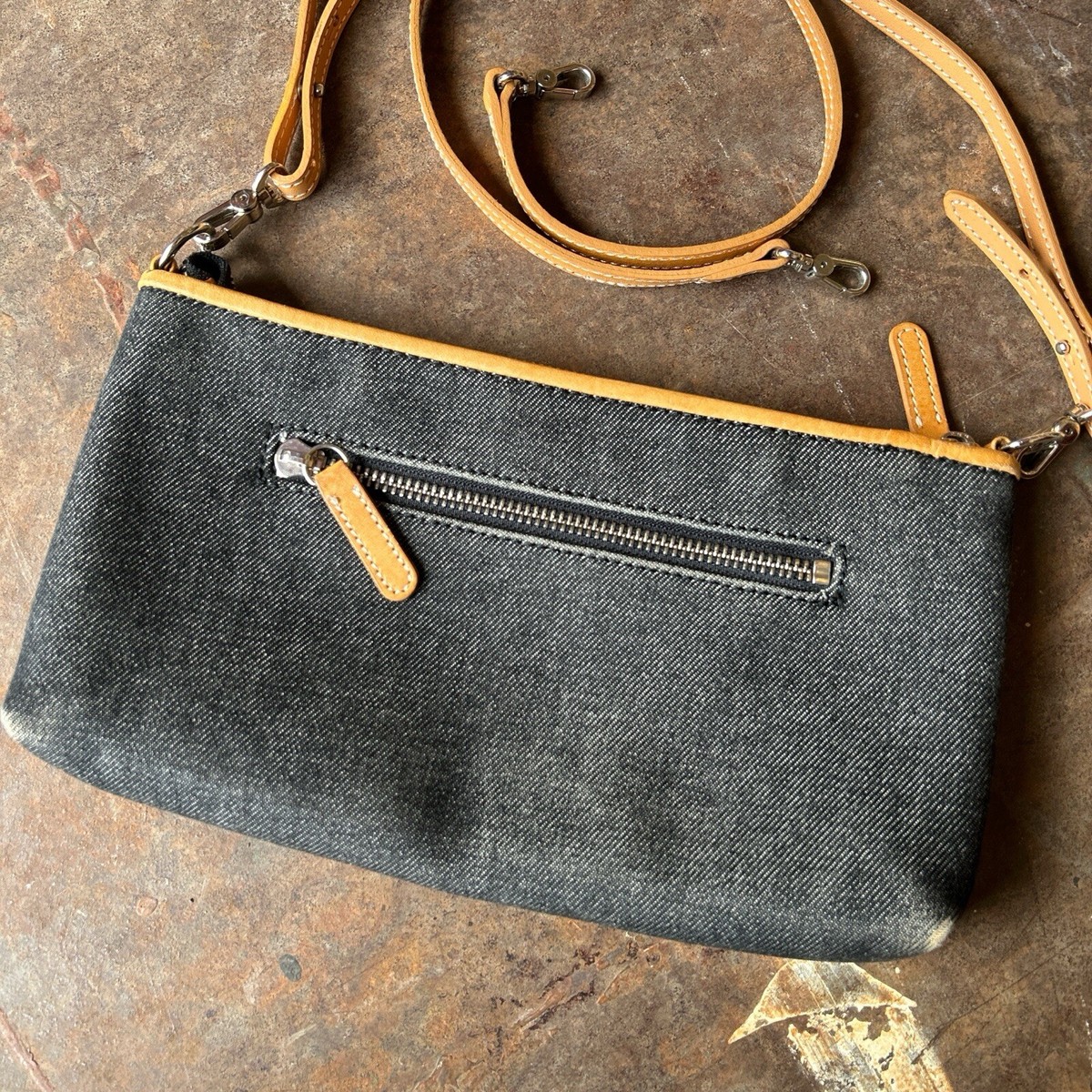 Vintage Burberry Blue Label Made In Japan Denim Purse Cross Vintage Burberry Blue Label Made In Japan Denim Purse Cross