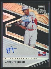 2020 Panini Elite Extra Edition Angel Trinidad Auto Dominican Prospect League
