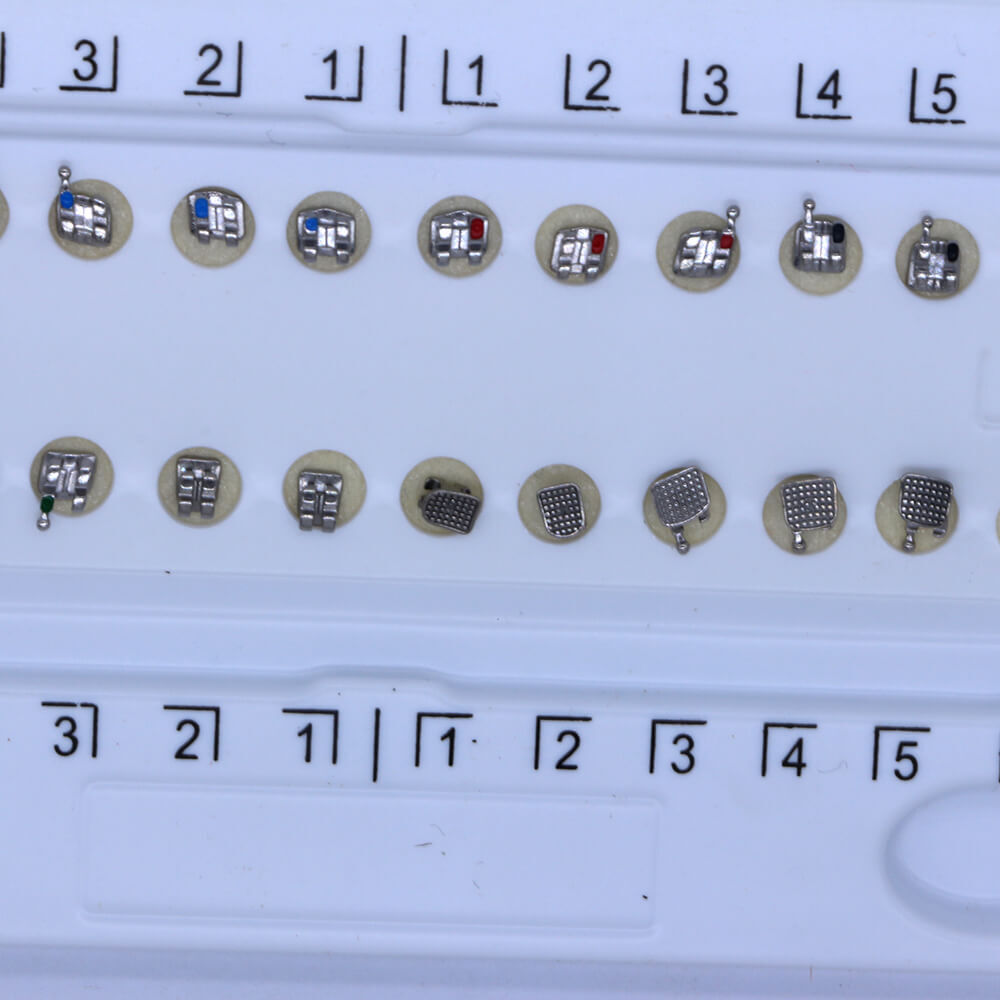 10 Kits Brackets Dentaires Orthodontie Mini Roth 022 Avec Crochets - Neufs