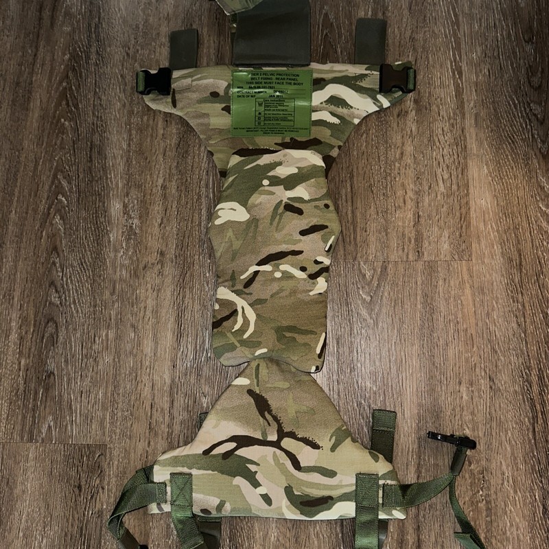 Genuine British Army MTP Tier 2 Pelvic Protection Body Armour - Various Sizes