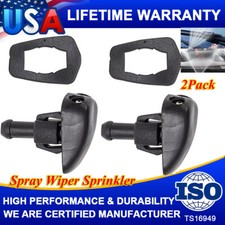 2X for Universal Car Windshield Wiper Water Washer Spray Nozzle Jet Adjustable