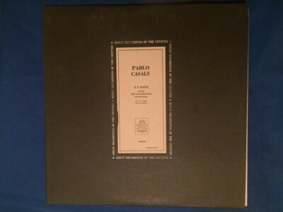J. S. Bach Pablo Casals Suites Unaccompanied Violoncello No. 1 G Major 2 D Minor