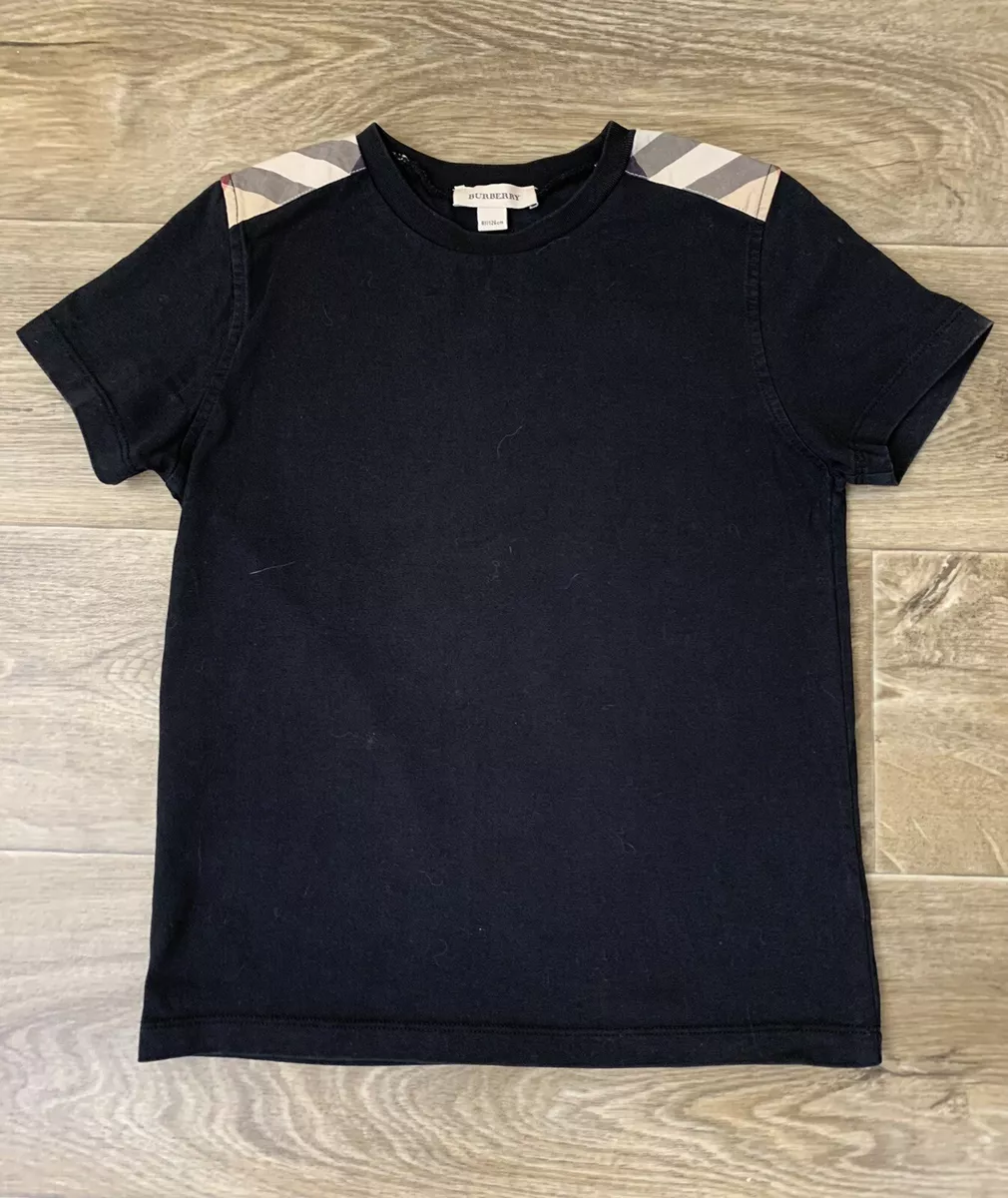 Burberry shoulder sales patch tee mens