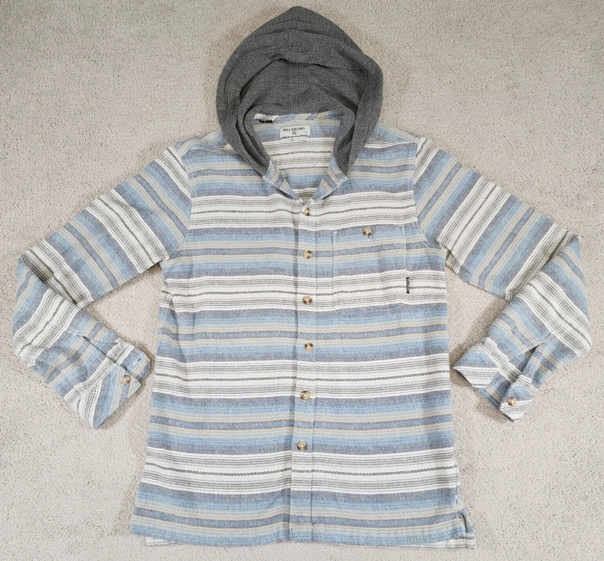 billabong button up hoodie