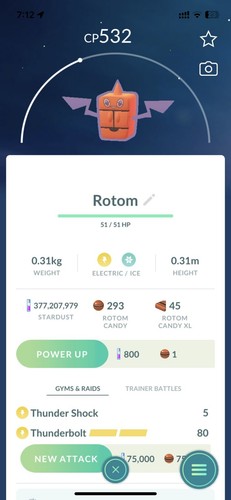 Frost Rotom - from Osaka Go Fest - Pokemon Go Trading ✅