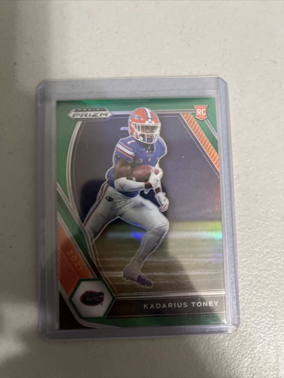 2021 Panini Prizm Draft Picks Green Kadarius Toney RC Rookie #117 Florida Gators