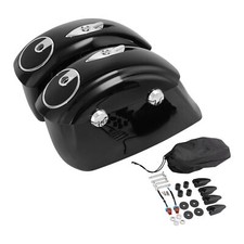 Hard Saddlebag Electronic Latch Audio Lid Fit For Indian Roadmaster 2015-2024