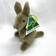 Australian Toys by Windmill Banjo Kangaroo 8  New w/ Tags 51-7002 Stuffed Plush
