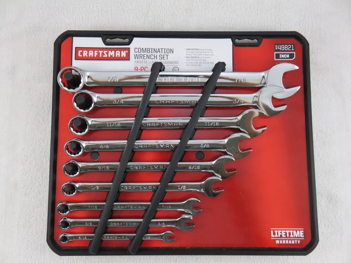 Craftsman full deals polish wrench set