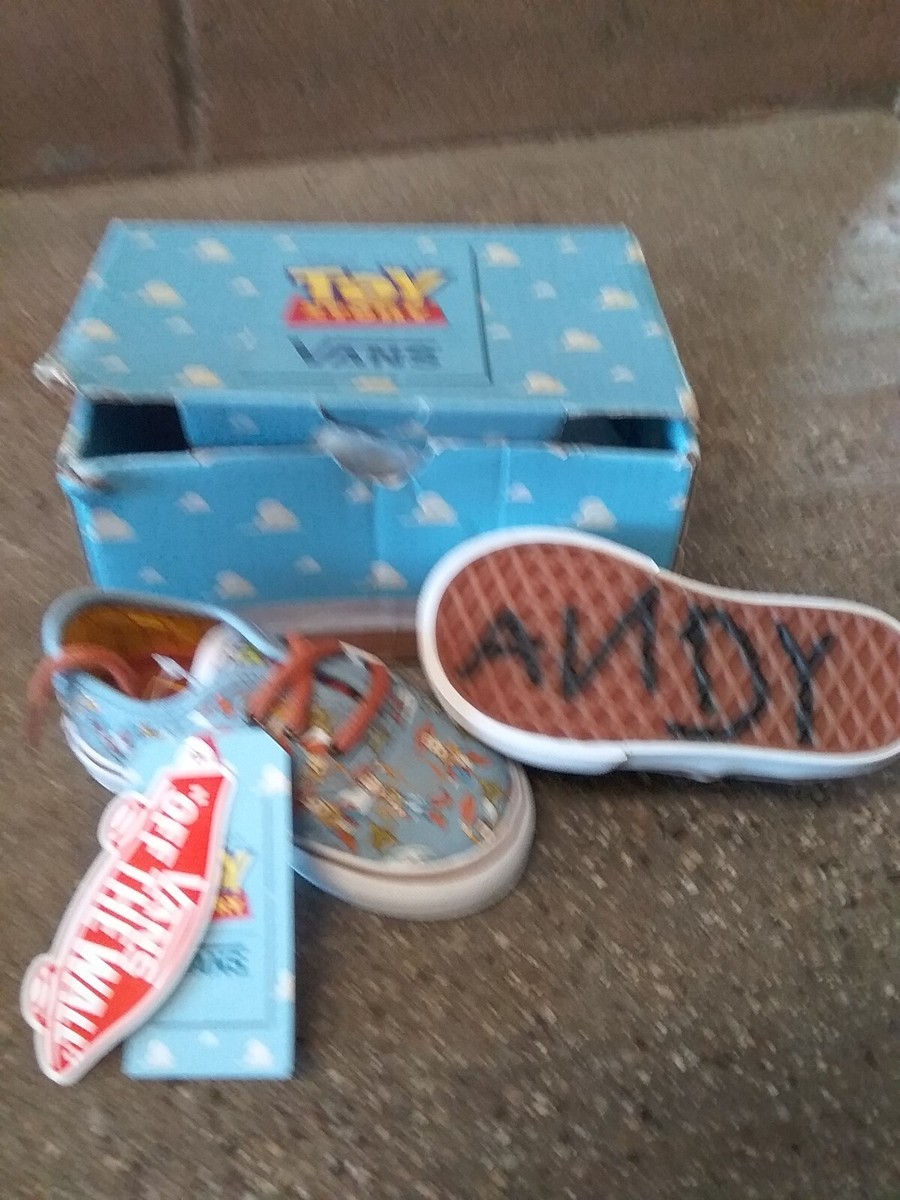 Woody Vans Toy Story Shoes Toddler NEW IN BOX AUTHENTIC Disney