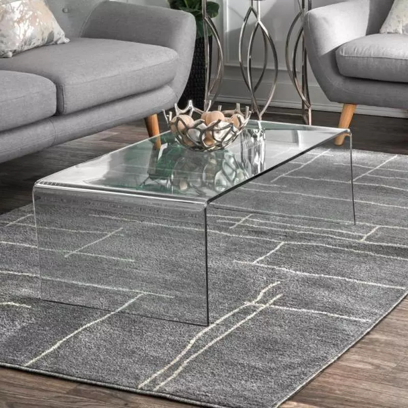 Gray Area Rug 9x12 Clearance For Living Room Large Modern Reduced Price  Grey New