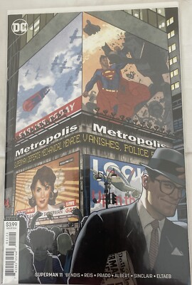SUPERMAN #11 NM COVER B ADAM HUGHES VARIANT DC COMICS  2018