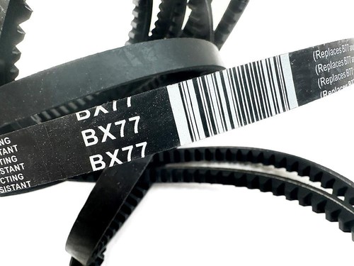 Pack of 3 Bestorq Cogged V-Belt X5 EPDM V-Belt L80"xW.66"xH.43" BX77 FAST SHIP - Picture 3 of 4