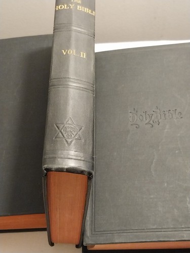 Die Bibel - 1916 Vol. 1-4, 24 Bücher des Alten Testaments, Englisch & Hebräisch  - Bild 9 von 21