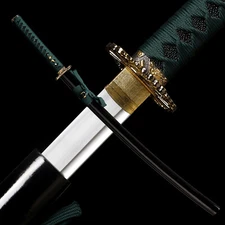 9260 Spring Steel Japanese Samurai Sword Full Tang Battle Ready Very Sharp