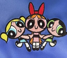 VTG CN 1999 POWERPUFF GIRLS Mini Backpack Electric Blue Rare Color/Style EUC  