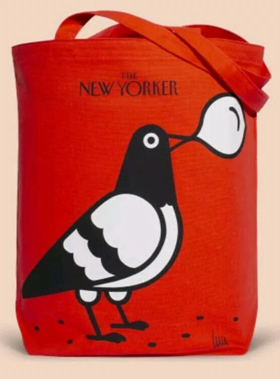  New Yorker tote bag, New Yorker magazine bag, New