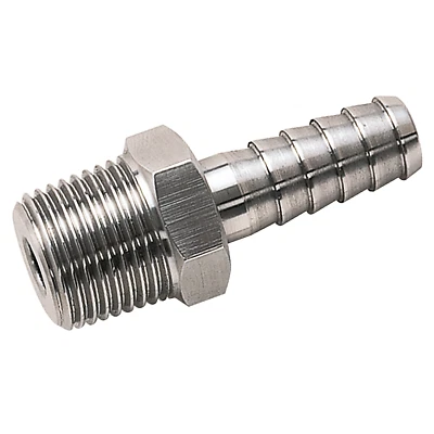WPL | STAINLESS STEEL Stainless Steel Hosetails 316, Bsp Thread Hose Tail Barb Connector 1/4" to 4"