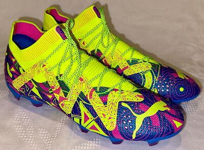 PUMA Future Ultimate Energy Ultra Blue Yellow FG AG Soccer Cleat
