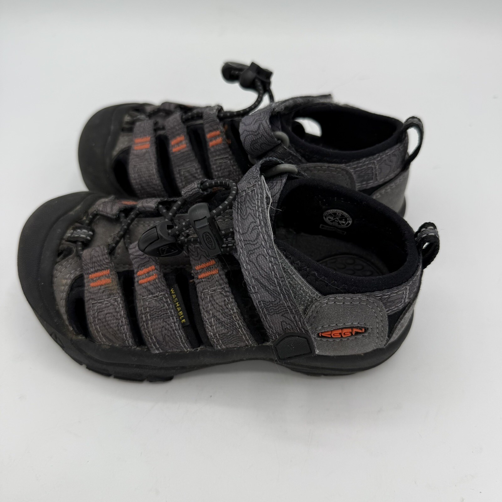 Scarpe sandali bambino Keen taglia 10 impermeabili grigie regolabili escursionismo acqua