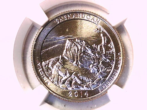 Shenandoah NP 2014 D Washington Quarter NGC MS 67 3914455-007