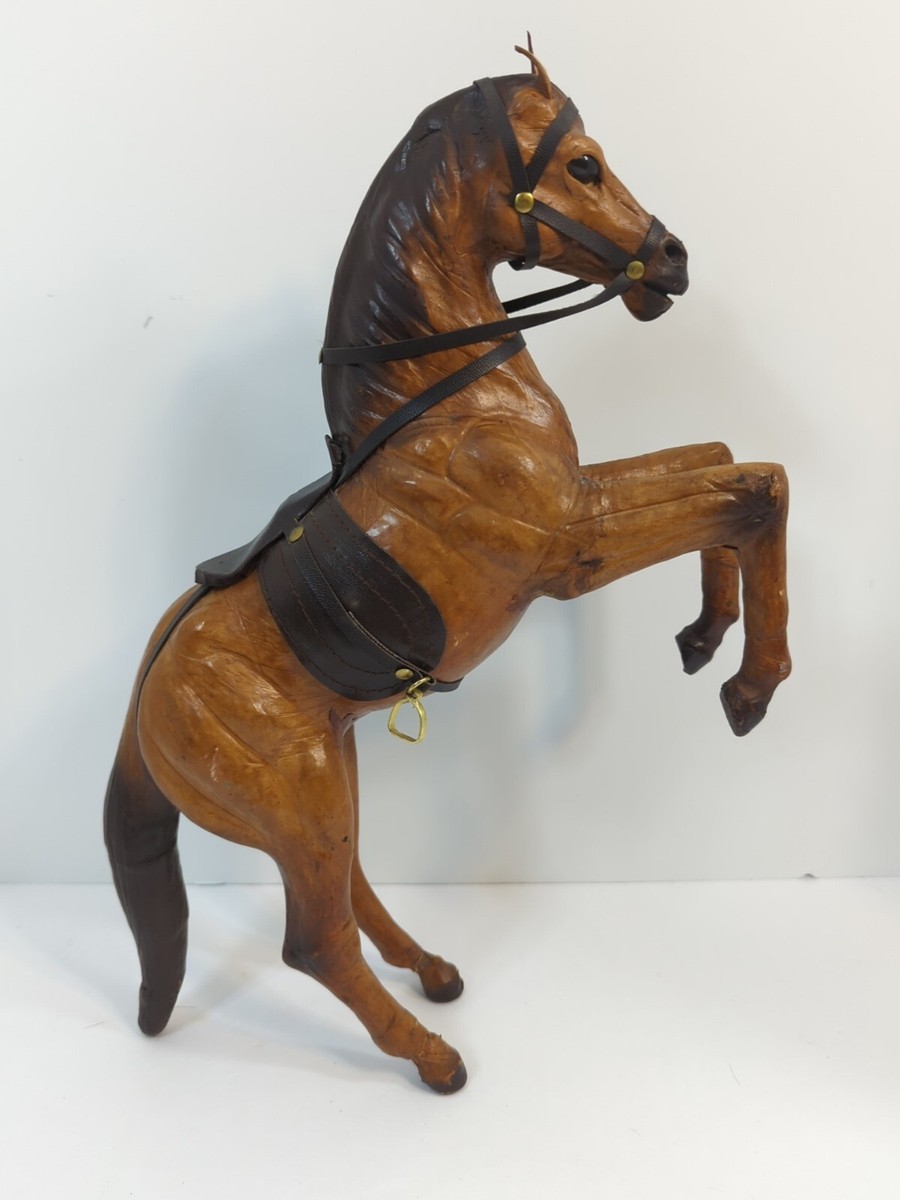 Cravache équitation Vintage 20'' – Cuir Tressé Et Tige Métal (sans Marque)