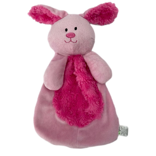 Baby Gear Pink Bunny Plush Lovey Security Blanket Rabbit Squeak Toy 15 Inch