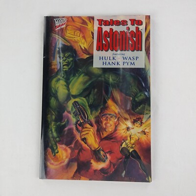 Tales to Astonish #1 Acetate Cover Hulk Wasp Hank Pym (1994 Marvel Comics)
