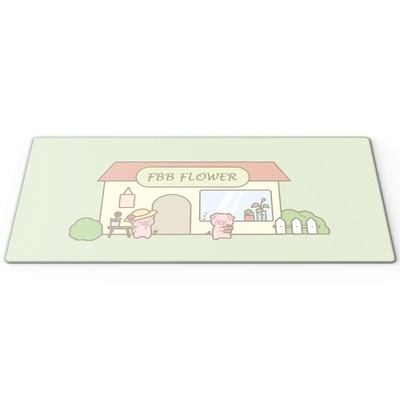 Flower Shop Desk Mat Large Extended Mouse Pad for Desk