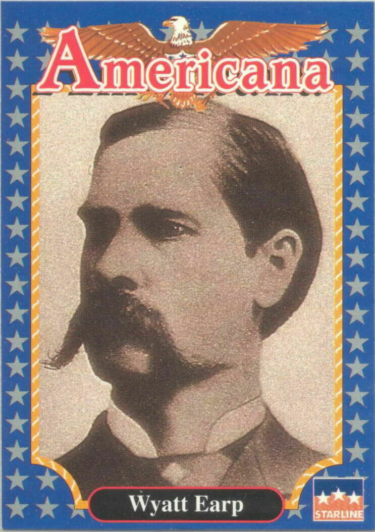 WYATT EARP, Frontiersman #13 - 1992 Americana Trading Card 🤩