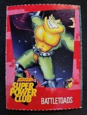 Nintendo Power Super Power Club Magazine Card  #21 Battletoads