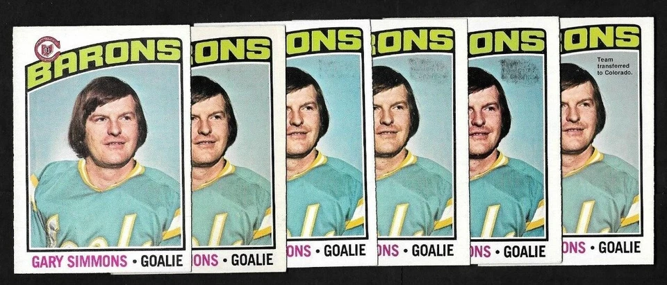 1976-77 OPC 76-77 O PEE CHEE NHL HOCKEY CARD & ERROR VARIATION 132-264 SEE LIST - Image 2 of 2