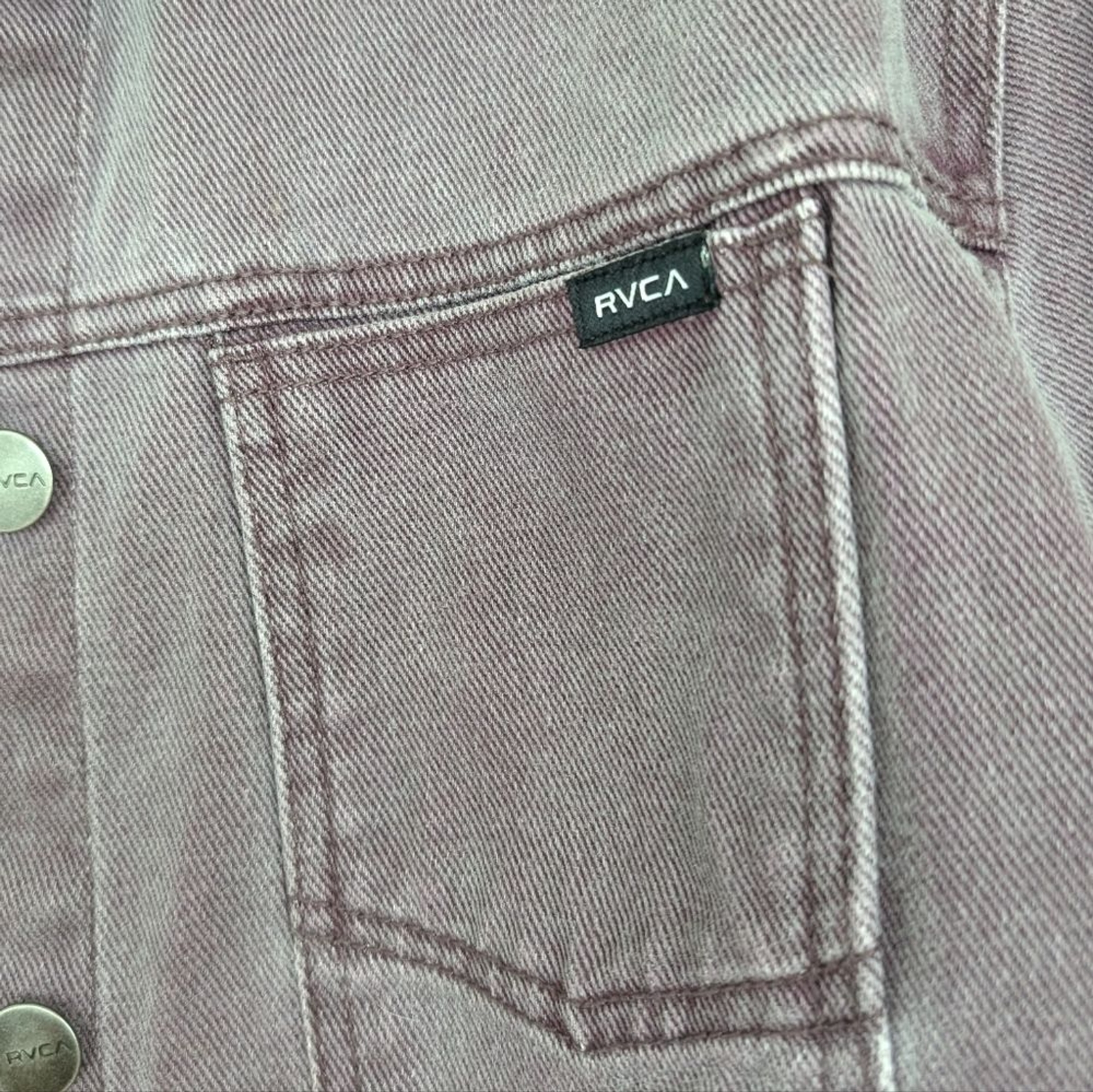 RVCA Unique Mushroom Patch Customized Purple Boxy… - image 4