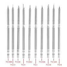 T12 Series Soldering Iron Tips Welding Tool Replacement Set For Rework Station
