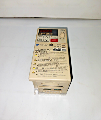 #ad Yaskawa Electric VS mini V7 CIMR V7AA20P2 CIMRV7AA20P2 200V 3Ph 0.2kW Inverter $65.00