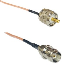 RG316 PL259 UHF Male to TNC FEMALE RF Cable Rapid-SHIP LOT