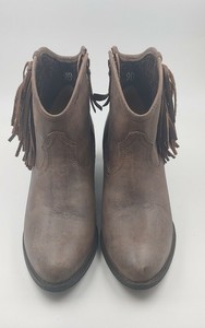 fringe ankle cowboy boots