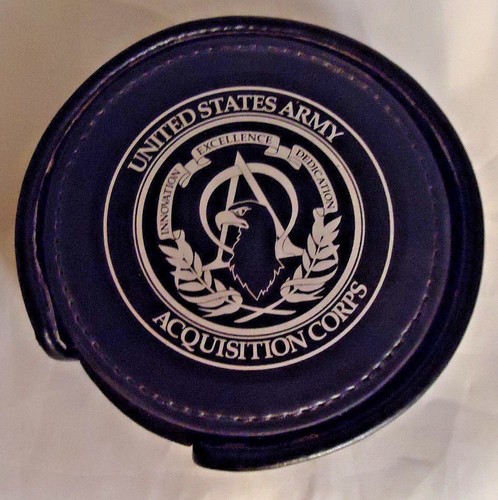 united states army acquisition corps coasters and holder