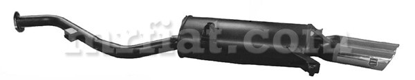 Maserati Quattroporte 2.8 V6 ANSA Right Rear Exhaust Muffler New